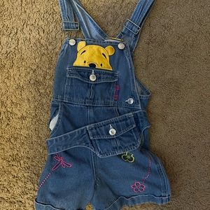 Pooh bear overalls